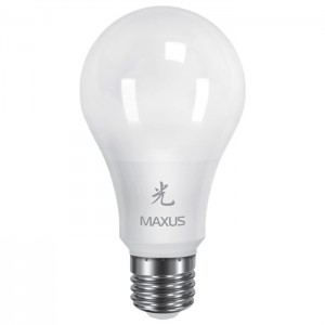 Светодиодная лампа Maxus LED-461-01 А65 12W 3000K 220V Е27 АР